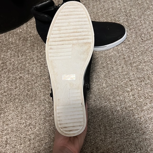 Womans Black Wedges 9 - Picture 2 of 5